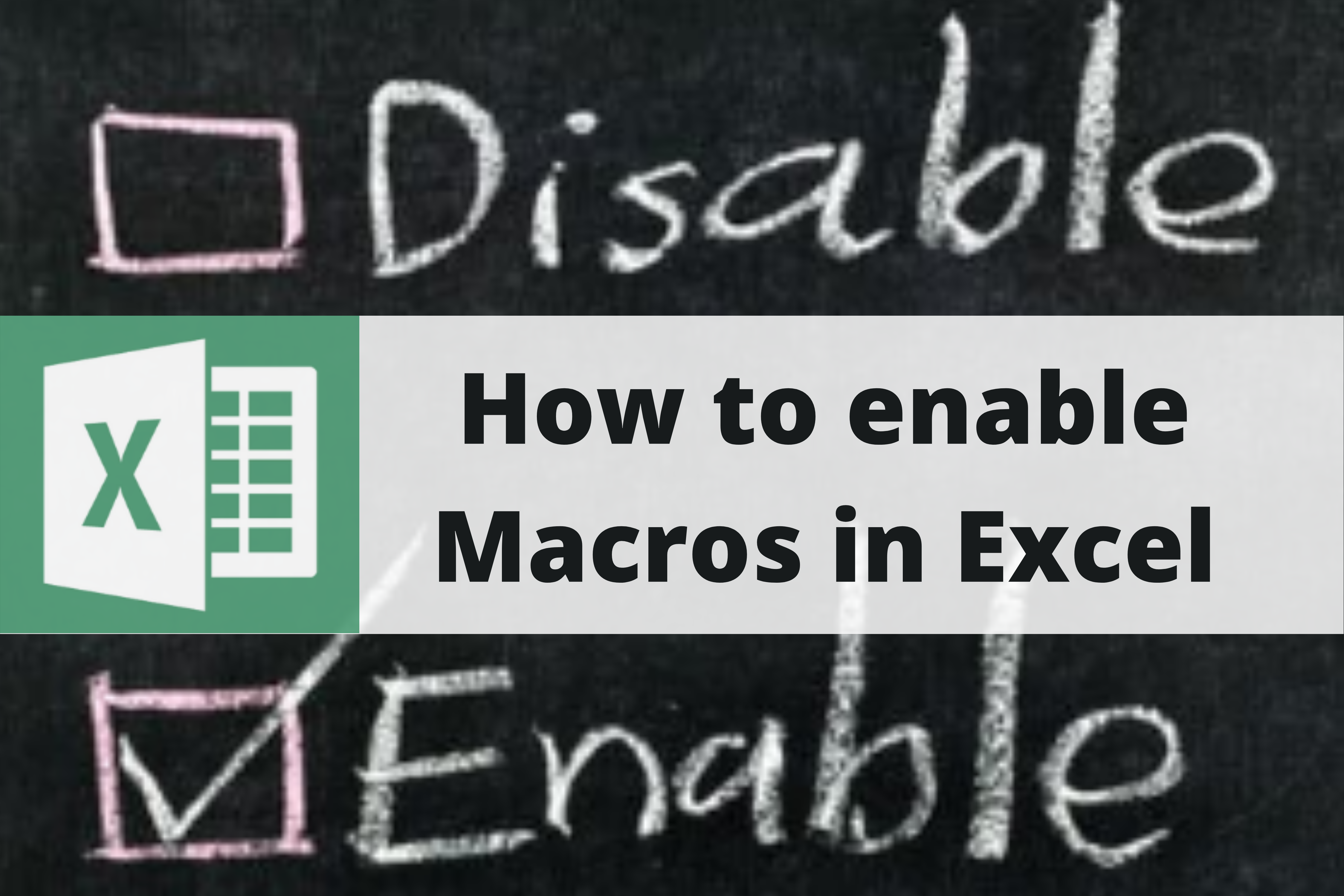 how to disable macros in excel if using mac