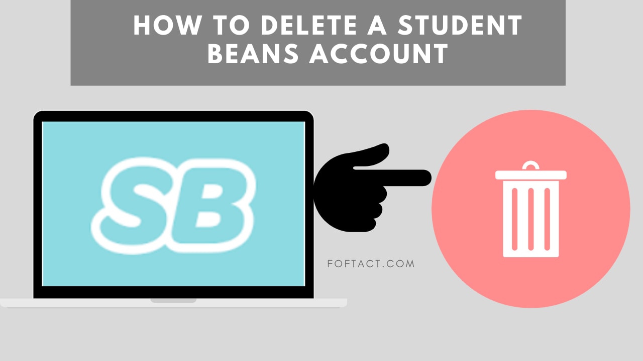 hoe to delete a student beans account-foftact